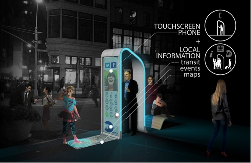 NYC Prototype Payphones Offer A Glimpse Into Phone Booth Future NYC Prototype Payphones Offer A Glimpse Into Phone Booth Future