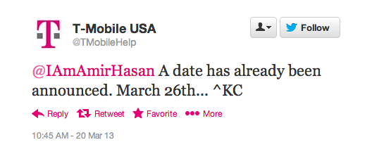 T Mobile Confirms BlackBerry Z10 Launch Is On March 26 T Mobile Confirms BlackBerry Z10 Launch Is On March 26
