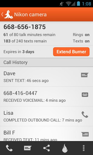 Burner Phone Number Android App