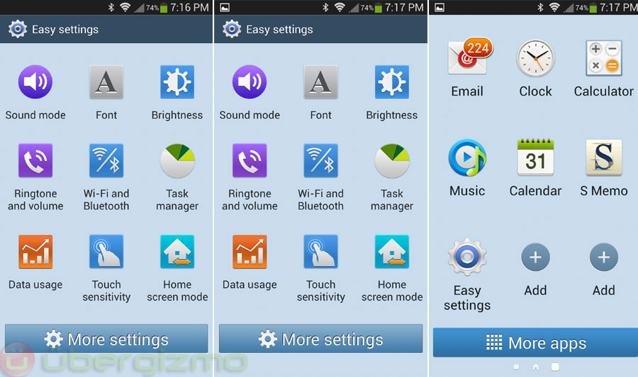 samsung galaxy home screen ubergizmo.com samsung galaxy home screen ubergizmo.com