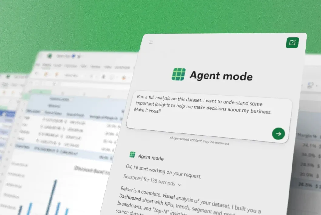 Microsoft Integrates Advanced “Agent Mode” With AI Into Word, Excel And PowerPoint