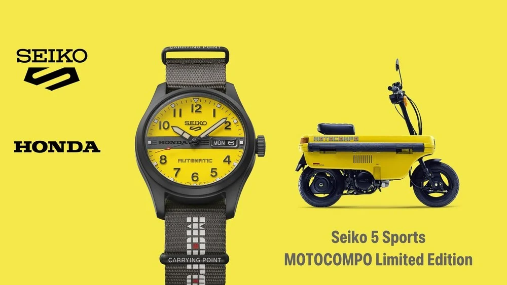 Seiko x Honda Motocompo Limited Edition: Retro 80s Watch Introduced