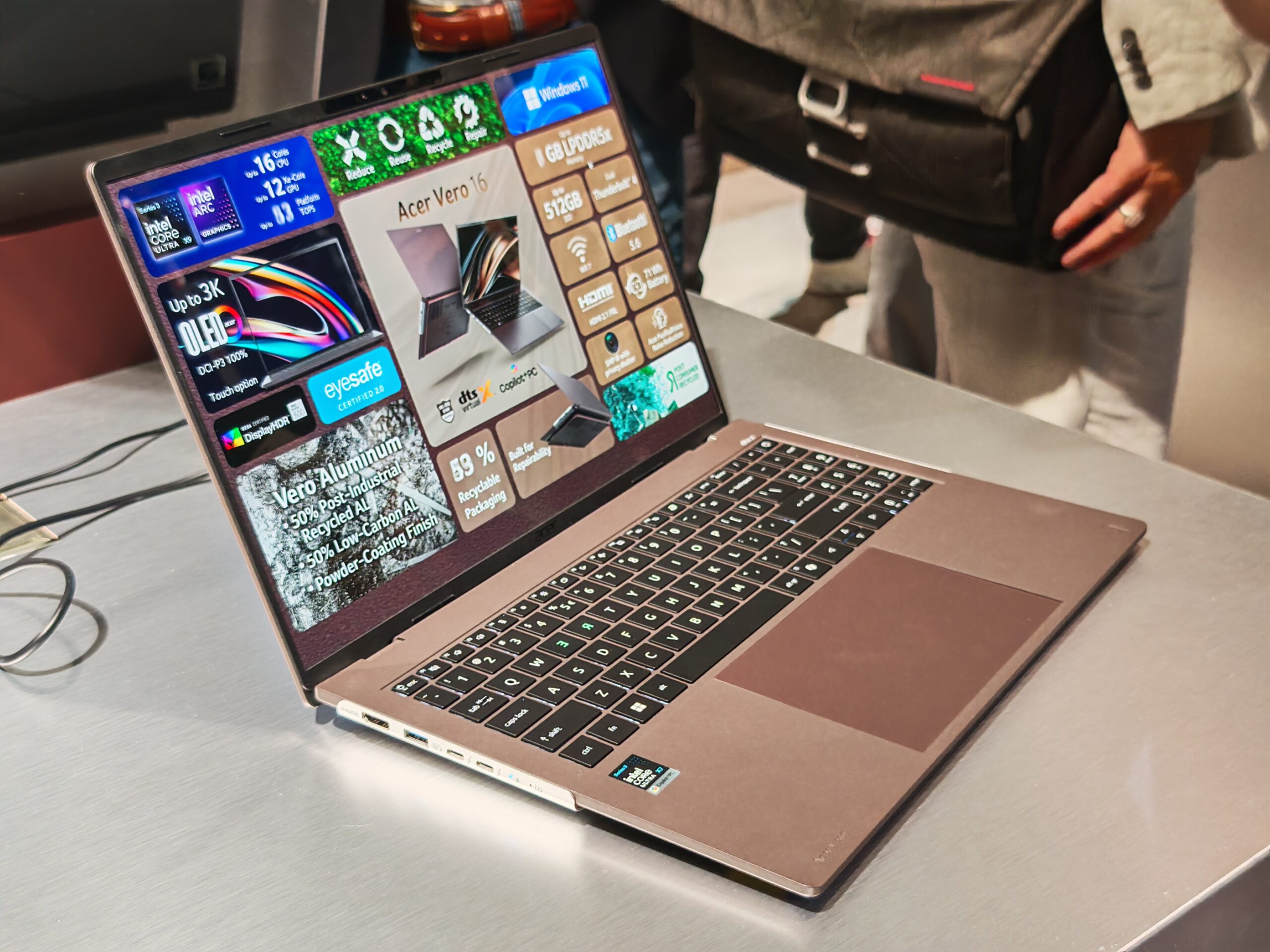 Acer Vero 16 Announced As A Repairable Copilot+ PC With Intel Core Ultra