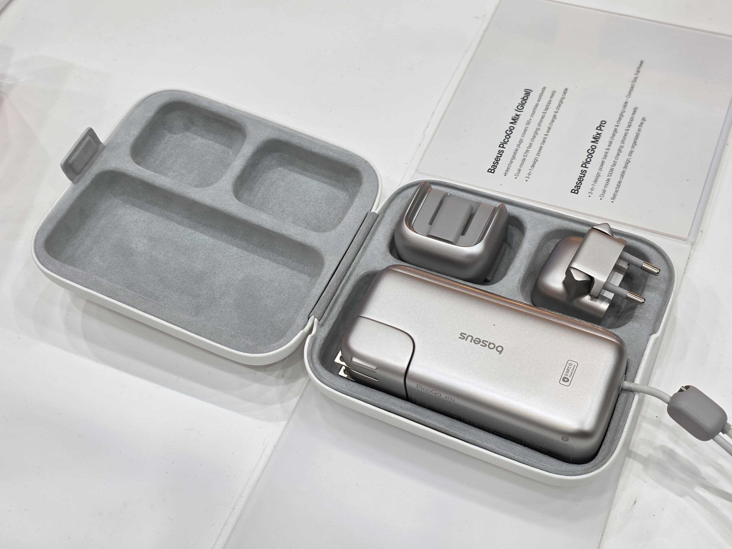 Baseus Debuts PicoGo Mix And Mix Pro 3-in-1 Travel Power Banks At IFA 2026