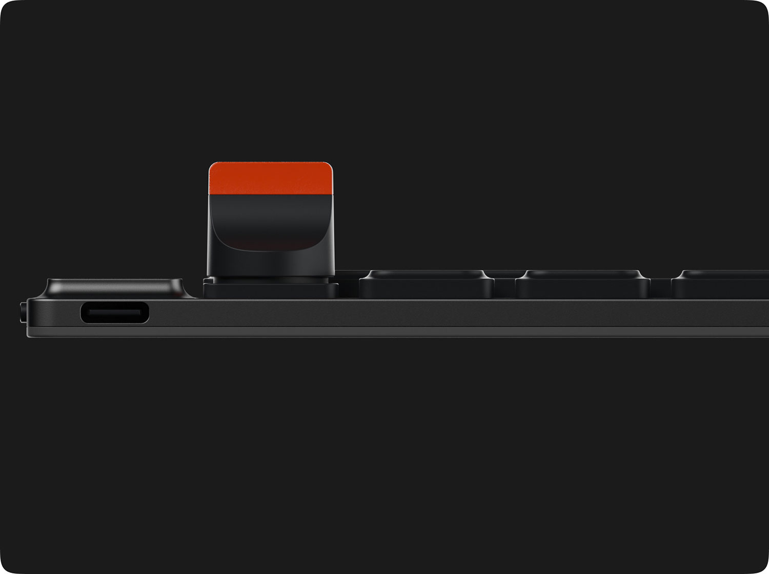 EMO Altar II Is a 4.75mm-Thin Mechanical Keyboard With a Detachable Haptic Dial