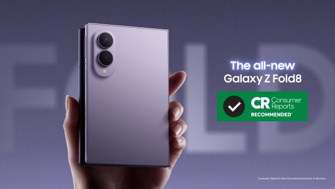 Samsung Galaxy Z Fold 8 Earns Consumer Reports Recommendation